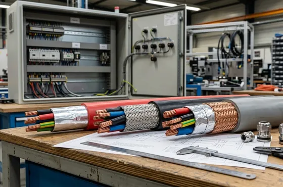 Afgeschermde stuurstroomkabel kiezen voor industriële automatisering