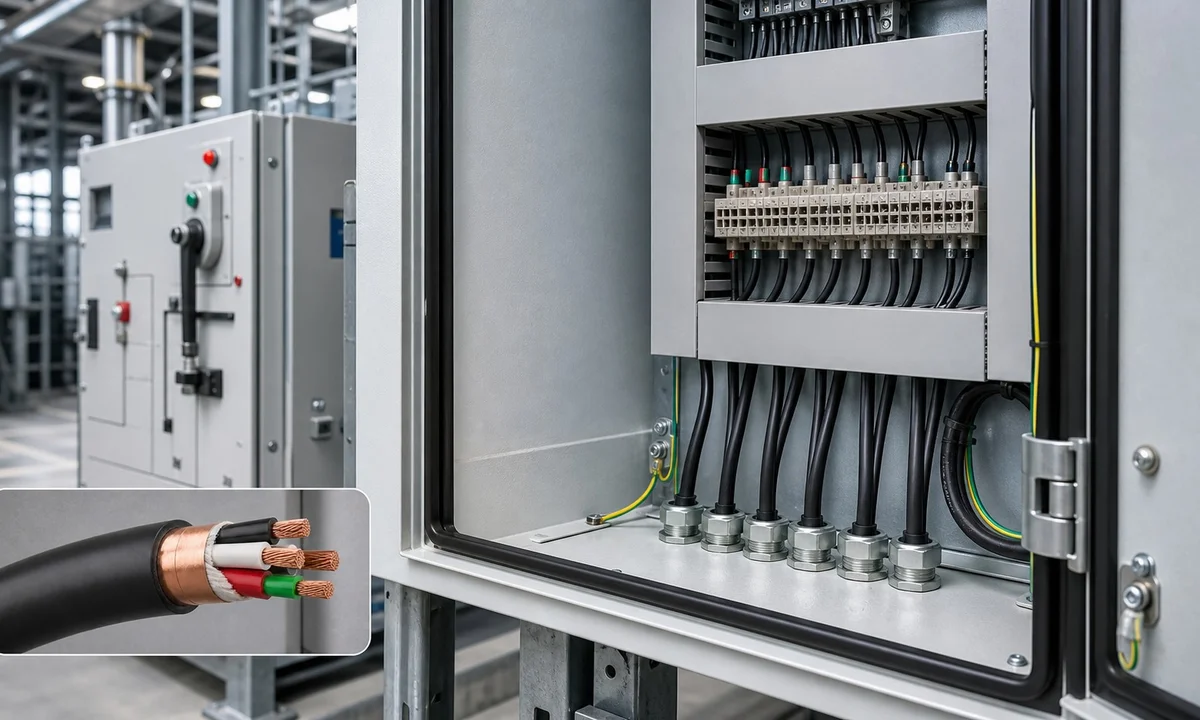 Application Example — CVV-S Shielded PVC Control Cable - Copper Tape Screen