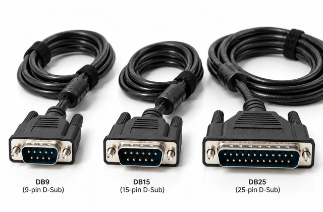 Custom D-Sub Cable Assemblies – DB9, DB15, DB25 & Custom Terminations